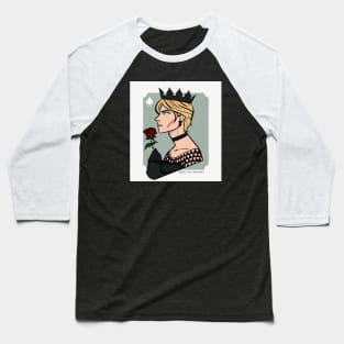 Queen Of Spades Baseball T-Shirt